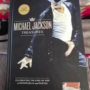 Michael Jackson Treasures Book with Exclusive Memorabilia